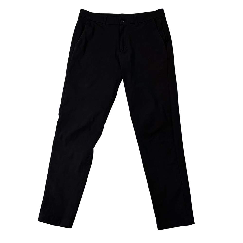 Lululemon mens 30x28 black slim fit solid performance pants